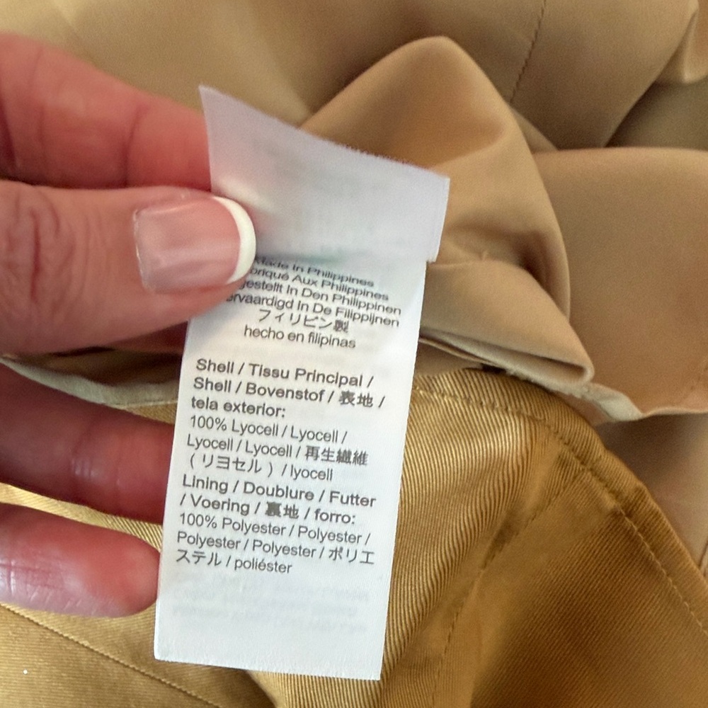 J Crew Women Brown Gramercy Twill Square Neck A-line Sleeveless Tank Dress 4P - Picture 5 of 5